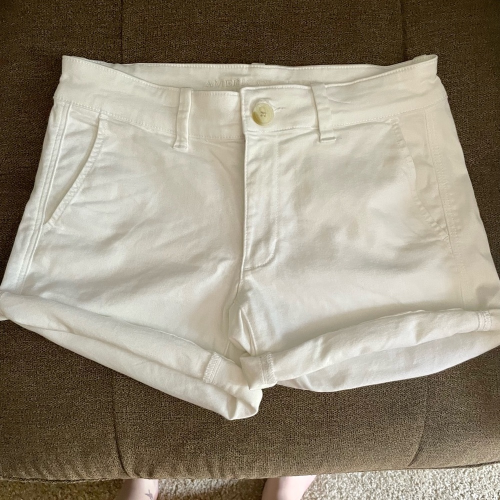 American Eagle White Shorts
